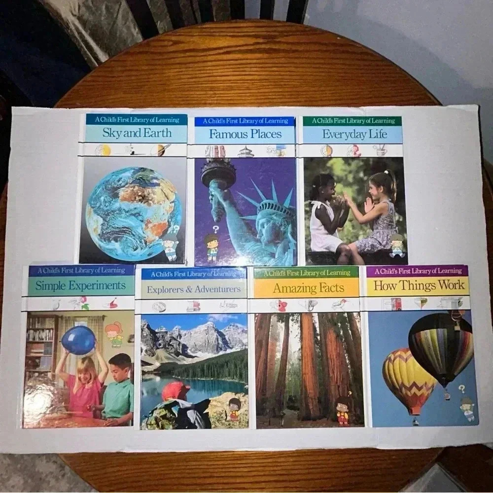 Time Life A Childs First Library of Learning Hardcover Books Lot Of 7 Homeschool